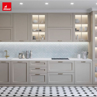Cuisine Alland Design : Armoires de cuisine modernes de luxe en bois massif écologique, style Shaker, avec robinet de salle à manger en résine aux couleurs personnalisées