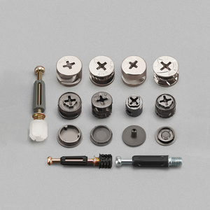Furniture Hardware <b>Cabinet</b> Fitting Plastic Accessories Mini Fixing Connecting Rod Bolts Zinc Plated Cam <b>Lock</b> Bolt Screw - Product Image 2