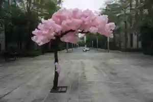 Buitenbloem Japanse Sakura Boom Bruiloft Middelpunt Grote Boog Kunstmatige Kersenbloesem Bomen
