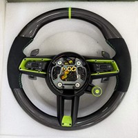 Volant en Suédine et Fibre de Carbone de Haute Qualité Personnalisé pour Porsche Panamera Macan Cayenne Cayman 911 718 987 970 958 997