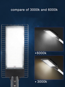 Luz de calle LED multiusos con sensor para exteriores de 30W-240W, poste personalizable impermeable de aluminio fundido a presión IP66 con sensor - Product Image 6