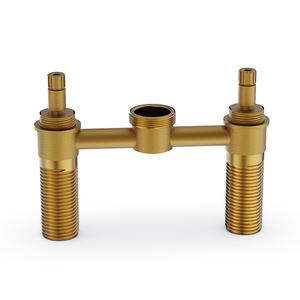 Robinet de lavabo de salle de bain à double poignée de 4 pouces pour mélange chaud et froid - Product Image 5