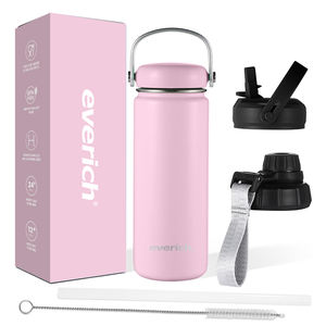 Botella de <span class=keywords><strong>Agua</strong></span> de Acero Inoxidable 304 de Doble Pared, Libre de BPA, 18oz/32oz, Antideslizante, Mantiene el Frío y el Calor, Personalizable - Product Image 5