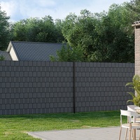 RAL7016 Anthrazit 35m Tira de PVC Valla de pantalla Privacidad Sichtschutzstreifen para seguridad en el patio y uso en el Rancho