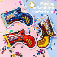 Pistolet à Confettis Gonflable Jetable 17g Prix Usine, Lanceur de Confettis Colorés pour Fournitures de Divertissement Enfants
