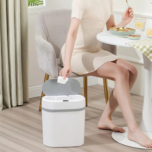 Cubo de Basura Inteligente de Doble Modo de 12L, Cubo de Basura Automático a Prueba de Agua para Cocina y Baño, Contenedor de Residuos con Sensor - Product Image 2