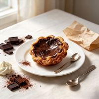 Niusazz Egg Tart Kue Beku Kulit Puff Renyah Panas Dingin Camilan Dessert yang Dapat Dimakan Umur Simpan 12 Bulan
