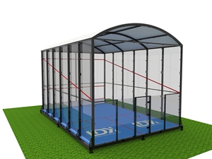 Customized Outdoor Covered Squash Court, Balance <strong>Open</strong> <strong>Spaces</strong> and Site protection - Product Image 1