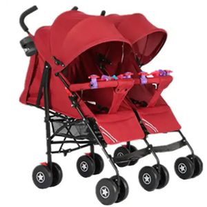Cochecito Gemelar Nuevo Éxito de Ventas Carrito Portátil de Calidad de Exportación con Parasol para Bebé Ligero - Product Image 5