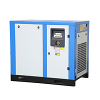 Compresor de aire silencioso y de bajo consumo con inversor de correa China Sanjian de 7.5KW, 11KW, 15KW, 22KW, 37KW, 8 bar, 10 bar, 16 bar