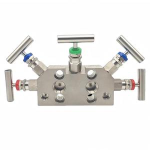 Nouvel arrivage : Collecteur manuel 5 voies en acier inoxydable 316 avec filetage femelle NPT 1/2, aiguille intégrée haute résistance anti-fuite pour applications gaz et hydrauliques - Product Image 1