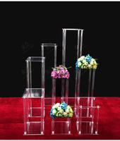 Panneau en plastique acrylique transparent sur mesure découpé et fraisé au laser CNC pour centre de table de mariage et événements (OEM)
