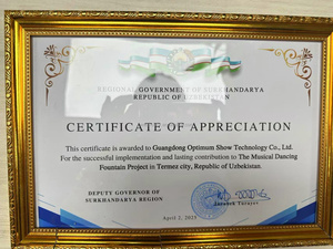 Chương trình trình diễn nhạc nước lớn tại Uzbekistan với đèn RGB & DMX 512 - Product Image 6