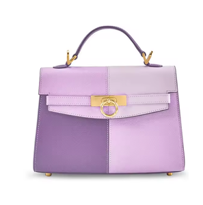 Bolso cuadrado de colores contrastantes a la moda, bolso clásico para mujer, bolso de mano de cuero PU para mujer - Product Image 3