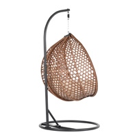 Chaise oeuf en or en vrac chaise oeuf de jardin mobilier d'extérieur chaise oeuf à bas prix cuir marron