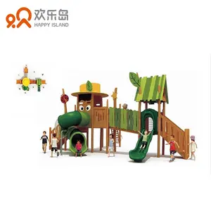 The Hot Selling Theme Of Forest Outdoor Wodern Slides New Outdoor Park Equipment Children Playing Equipment