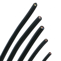 Cable Industrial de Cobre Estañado Trenzado Tipo 758 de 24 AWG, 300V, Resistente al Calor, Retardante de Llama, Aislamiento de PVC, Multifilar, Flexible