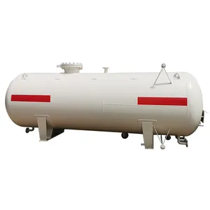 Tanque de almacenamiento de GLP multifunción de 20 toneladas métricas a Sudáfrica 10 toneladas sobre el suelo 50000 litros tanques de GLP vacíos para la venta