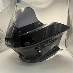 Convient pour Harley <span class=keywords><strong>18</strong></span>+ Soft Tail <span class=keywords><strong>Street</strong></span> <span class=keywords><strong>Fighter</strong></span> Road Warrior S Modèle modifié Road Warrior ST Cache-tête pour la protection contre le vent - Product Image 3