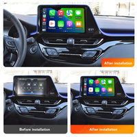 MEKEDE MS Android 2 auto radio 2 din pour Toyota C-HR 2016-2020 8 + 128GB GPS BT Stereo 360 caméra colling fan voiture multimédia