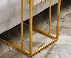 Sofa <strong>Side</strong> <strong>Table</strong> for Promotional Sales Coffee <strong>Table</strong> With Storage Case Low Price Decorative <strong>Rectangle</strong> Metal Living Room Furniture - Product Image 3