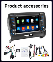 BQCC 7 pouces Android autoradio Quad Octa DSP 32EQ autoradio 4G GPS WIFI Carplay Android Auto lecteur de voiture pour Audi TT 2006-2014