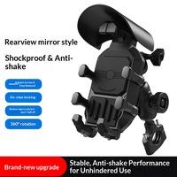 Nouveau support de téléphone pour moto, charge rapide 30W, design antivol, fixation antichoc, suivi intelligent, navigation