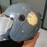 Casques de moto ouverts homologués 3C avec double visière pour vélos électriques, motos et scooters