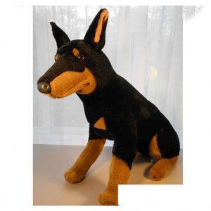 doberman stuffed animal