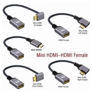 Câble d'extension <span class=keywords><strong>HDMI</strong></span> mâle/<span class=keywords><strong>femelle</strong></span> 4K 60Hz, adaptateur Micro/Mini <span class=keywords><strong>HDMI</strong></span>, rallonge, <span class=keywords><strong>cordon</strong></span> gauche/droite/haut/bas pour moniteur PC, caméra - Product Image 3