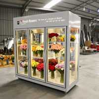 Réfrigérateur commercial à air refroidi pour l'affichage floral, spécialisé pour les fleuristes, refroidisseur floral viral pour la conservation de la fraîcheur