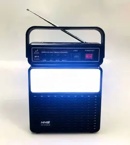 2021 neues Modell tragbarer Solar radio drahtloser BT-Lautsprecher mit 2400mAh Power Bank und Handy-Ladegerät