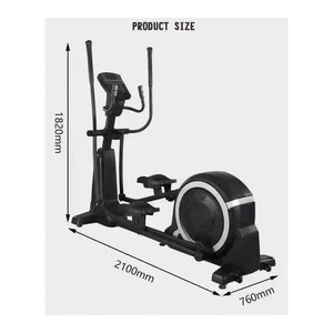 Elliptique auto-alimenté 2100 mm x 760 mm x 1820 mm avec roue motrice arrière, durable pour usage domestique et commercial - Product Image 1