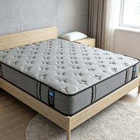 Koreanisches 5-Sterne-Hotel B2B-Angebot Taschenfederkern-Gel-Memory-Foam-Hybridmatratze Mittelfest Atmungsaktiv Komprimierte Matratze
