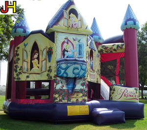 Công Chúa Inflatable Lâu Đài <span class=keywords><strong>Bouncy</strong></span> <span class=keywords><strong>5</strong></span> Trong <span class=keywords><strong>1</strong></span> <span class=keywords><strong>Combo</strong></span> Inflatable Công Chúa Nhảy Lâu Đài Cung Điện Cho Trẻ Em - Product Image 4