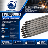 Elektroda Pengelasan Hardfacing OEM TWD 60GRZ EFeCrA 1 2.5mm 3.2mm 4.0mm Tahan Aus DIN 8555: E 10-UM-60-GRZ/ EN14700:E Fe14