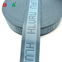 Sangle personnalisée de 38 mm de largeur en polyester jacquard avec logo personnalisé pour sac, sac à dos, ceinture de guitare, accessoires vestimentaires
