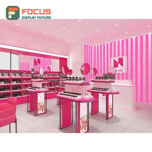 Heavy Duty Retail Shop Powder Coated Metal Store Fittings Store Solution Cosmetic Display Cabinet - Product Image 3