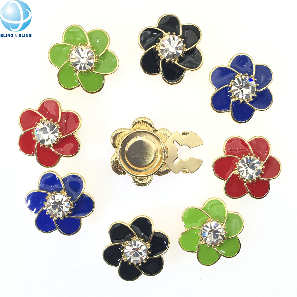 Couvre-bouton En Strass Pour Bijoux De Haute Qualité Pour Femmes, Différentes Couleurs, à La Mode, Pour Chemise, Chemisier Et Poignets