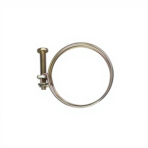 Accessoires de pompe à eau d'irrigation WP20 30, double collier de serrage en acier pour la réparation de machines agricoles, fixation de tuyau - Product Image 5