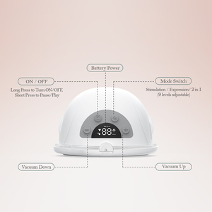 <span class=keywords><strong>Tire</strong></span>-<span class=keywords><strong>lait</strong></span> électrique portable en silicone OEM de haute qualité, nouveau, mains libres, <span class=keywords><strong>double</strong></span> joint, 3 modes, 9 niveaux, faible bruit - Product Image 2
