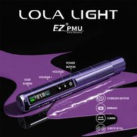 Machine SPMU 10 niveaux Mode point EZ Lola lumière sans fil maquillage Permanent lèvre sourcil cheveux tatouage Machine avec 1 batterie supplémentaire