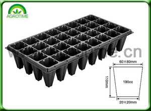 Plateau de semences en plastique durable <span class=keywords><strong>pour</strong></span> <span class=keywords><strong>gouttière</strong></span> NFT Plateau rectangulaire <span class=keywords><strong>pour</strong></span> serre hydroponique fraise PS PET Steel - Product Image 4