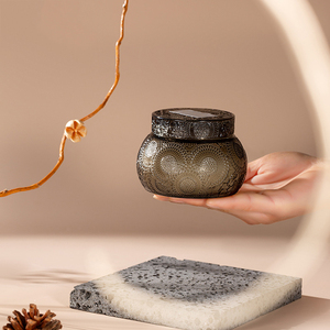 Bougie en cire de soja parfumée à motif gaufré, longue durée, pour la maison, la chambre, diffuseur d'arômes, décoration - Product Image 3