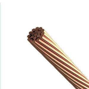 Câble de terre <span class=keywords><strong>HDBC</strong></span> en cuivre nu étiré à froid de haute qualité 4/0 AWG à conductivité élevée pour l'agrandissement des réseaux électriques aériens - Product Image 6