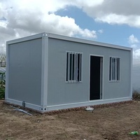 Habitación de contenedores de 20 pies y 40 pies de alta calidad, construcción rápida, prefabricada, modular, plegable, para acampar, pequeño contenedor pequeño, casa, oficina