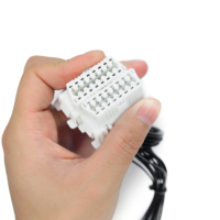 Cable Divisor de Extensión OBD2 de 16 Pines Macho a Hembra para Escáner OBD2, Herramienta de Diagnóstico Automotriz, Escáner de Diagnóstico J1962 OEM
