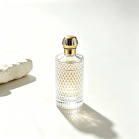 Flacon vide de luxe transparent 30ml 50ml pour soins de la peau, cosmétiques, parfums – Flacon pulvérisateur en verre à fine brume avec couvercle