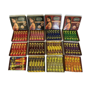 อินเดียเฮนน่าทรงกรวยกึ่งถาวรศิลปะบนร่างกายกรวย<span class=keywords><strong>สัก</strong></span>แบบชั่วคราวหมึกศิลปะร่างกายวางบน<span class=keywords><strong>แขน</strong></span>สีน้ำตาลแดง - Product Image 2