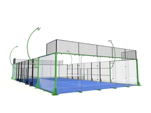 LDK equipamiento deportivo 2024 Nuevo diseño <span class=keywords><strong>padel</strong></span> panorámico deporte <span class=keywords><strong>padel</strong></span> Pista de tenis precio de fábrica - Product Image 4